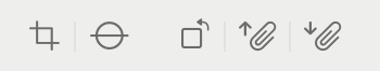 The edit toolbar.